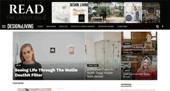 Desktop Screenshot of designandlivingmagazine.com